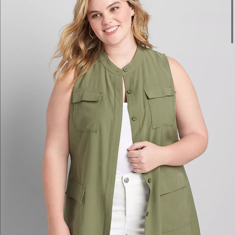 Lane Bryant light vest top